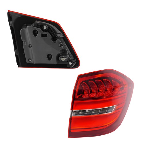 Inner+Outer LED Tail Light For 17-19 Mercedes GLS450 GLS550 GLS63 Passenger Side - Picture 13 of 15