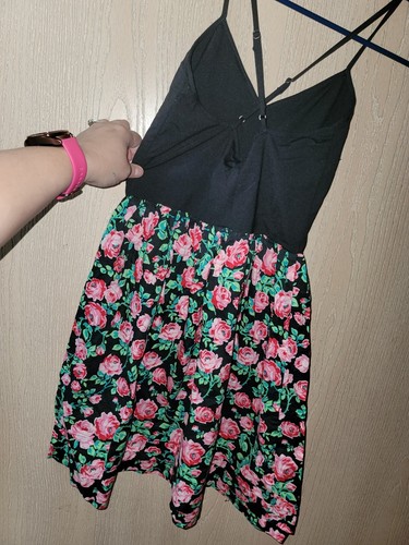 Pink By Victoria's Secret Floral Fit & Flare Skater Dress Size Small - Picture 5 of 7