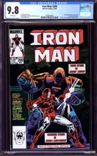 IRON MAN #200 CGC 9.8 WHITE PAGES // MARVEL COMICS 1985