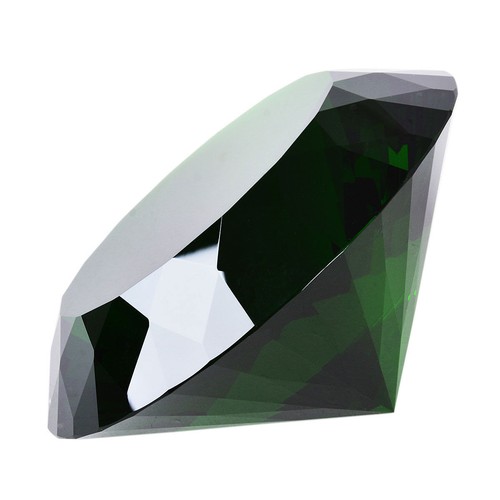 200MM Color Crystal Diamond Glass Paperweight Art Giant Wedding Decor - Picture 9 of 38