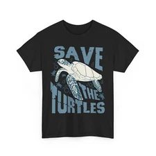 Beach Vibes T-Shirt | Summer Ocean Waves Tee | Save the Turtles Shirt