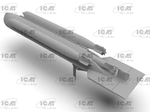 U-Boot Type "Molch" WWII German Midget Submarine ICM S019 Scale model kit 1:72 - Bild 4 von 8