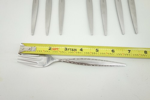 8 - HORQUILLAS ENSALADAS Oneida Community VENETIA mango bruñido acero inoxidable 6 3/4" - Imagen 3 de 3