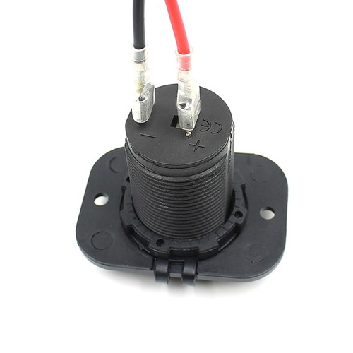 12V Car Motorcycle Dual USB Adapter Cigarette Lighter Socket Power Plug for - Photo 3 sur 12