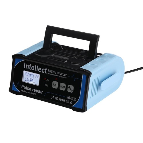 Batterieladegerät Kipper Anhänger Ladegerät mit 3 pol. Ladestecker 12/24V 6A - Bild 10 von 15