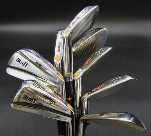 Set of 8 x Wilson Staff Fluid Feel Irons 3-PW Regular Steel Shafts