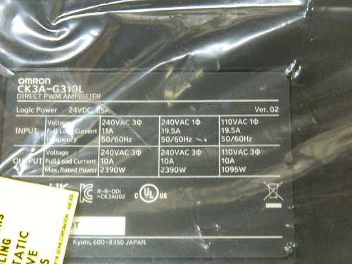 OMRON CK3A-G310L / CK3AG310L PWM Amplifier BRAND NEW in box - Picture 2 of 4