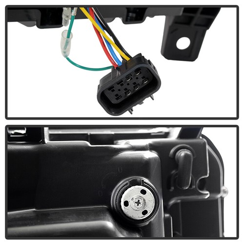 2014-2015 GMC Sierra 1500 15-19 2500 3500 HD LED Tube BLACK Projector Headlights - Picture 8 of 12