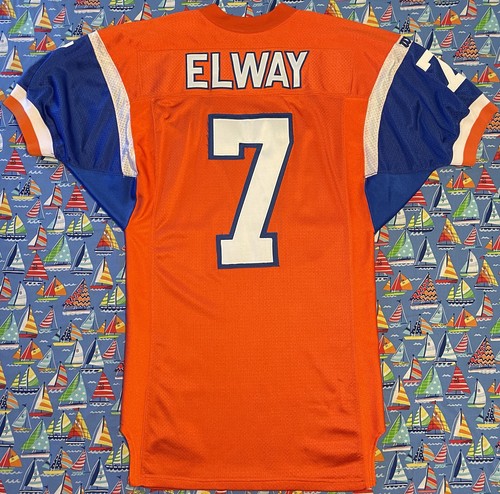 Rare Vintage Wilson NFL Denver Broncos John Elway Football Jersey - Picture 2 of 6