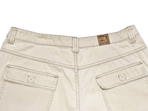 Riders, Khaki Cropped Pants with Jean Stitching, size 14 - Picture 3 of 5