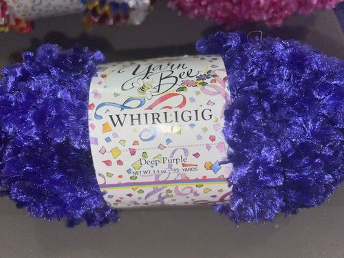 Yarn Bee Yarn WHIRLIGIG (discontinued) 45yds / 41.1m 100% Polyester - Picture 6 of 28