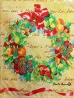 Victorian Wreath Standard House Flag  by Toland #1164,  24"x36"