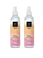 2 Pack SGX NYC Cut The Cord Straight Up Heat Free Styling Mist 6oz