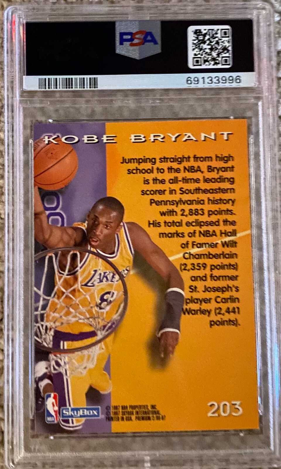 nba カード kobe bryant psa9  99シリーズ PSA 9 MINT 1998-99 Stadium Club KOBE BRYANT Card #170 Los