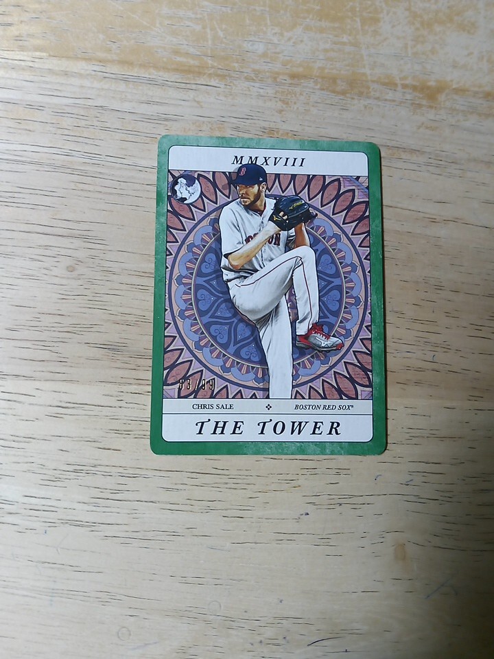 2018 topps gypsy queen tarot of the diamond green Chris Sale /99 TOD-15