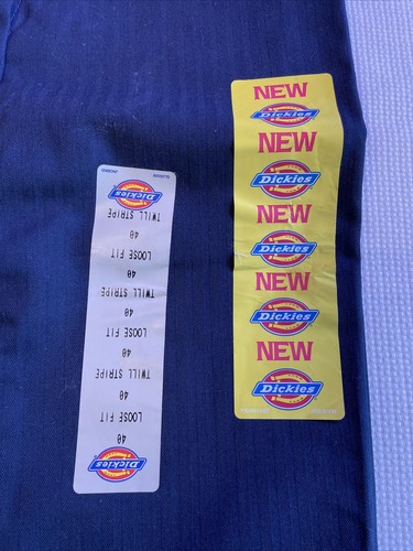 NWT Dickies Nascar Scotchgard Loose Fit Flat Front 15” Work Shorts Sz 40 Blue - Picture 5 of 21