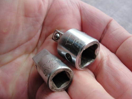 MAC Tools Adapters Variety 3/8-1/4", 1/4-3/8" 1/2-3/4" A128 AX2M AM2X AV2Z VGUC - Picture 3 of 9