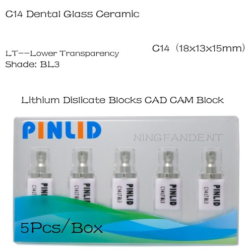 Bloque de dislicado de litio Cerec Emax cerámica de vidrio dental C14 LT BL3 CAD CAM - Imagen 5 de 10