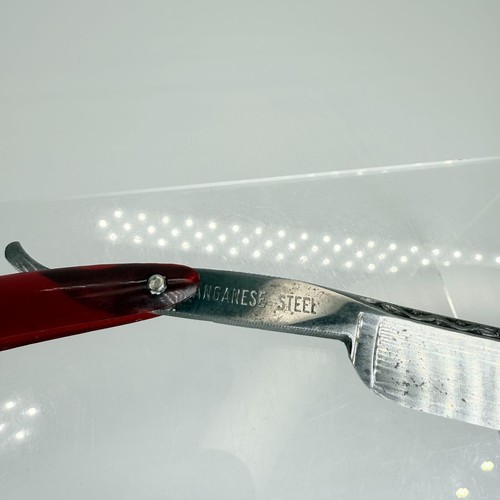 Vintage Bartmann 504 Solingen Straight Razor Manganese Steel Made In Germany - Picture 12 of 15
