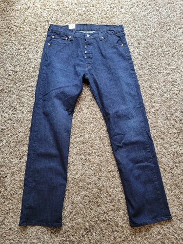 Levi's 501 Original Herren 36 x 32 Knopfleiste klassische Leibhöhe Denim Jeans neu - Bild 1 von 8