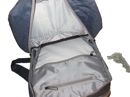 Pillina Back Pack Baby Diaper Bag Changing Station Navy Excellent Condition - Picture 8 of 11