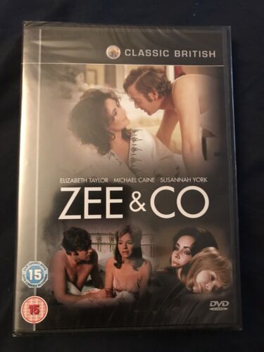 ZEE & CO (X, Y and Zee) (1972) Elizabeth Taylor (Region 2 UK PAL DVD) FABRYCZNIE NOWY  - Zdjęcie 1 z 2