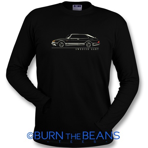 Camiseta Clásica para Saab 900 Turbo Fans Sueco Aart Camiseta - Imagen 9 de 10