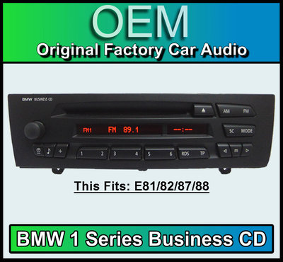 BMW 1 Série Business Lecteur CD Radio, E81 E82 E87 E88 Voiture 