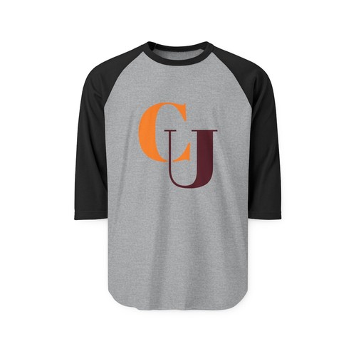 Claflin University Unisex Three-Quarter Sleeve Raglan Shirt, Casual Tee Shirt - Picture 2 of 5