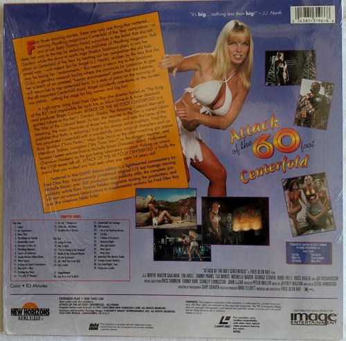 ATTACK OF THE FOOT CENTERFOLD Laserdisc Tammy Parks, Nikki Fritz LD in shrink - Picture 2 of 2