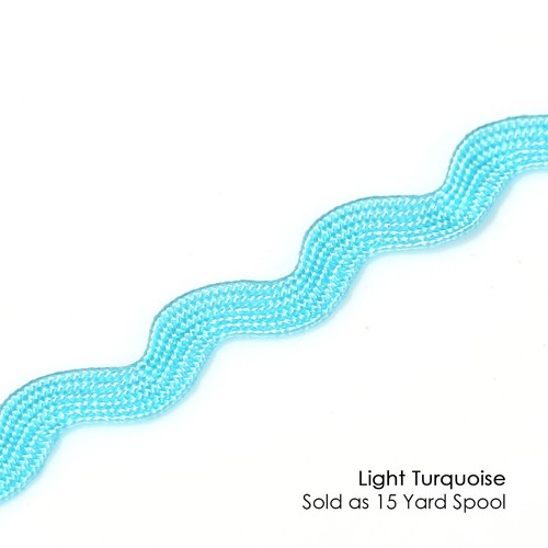 Rik Rak Ribbon, 15 Yards, Sewing Ric Rac Trimming, 6mm Zig Zag Braid, 28 Colours - Picture 52 of 62