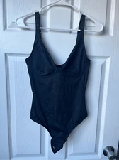 Feelingirl V Neck Tummy Control Bodysuit Small NEW