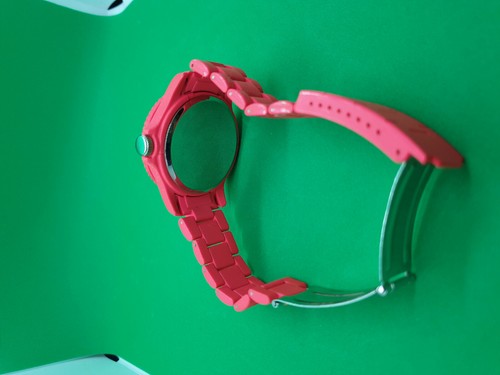 Reloj deportivo unisex Bilyfer rosa 3atm, bisel giratorio, manos y números luminosos bm - Imagen 4 de 6