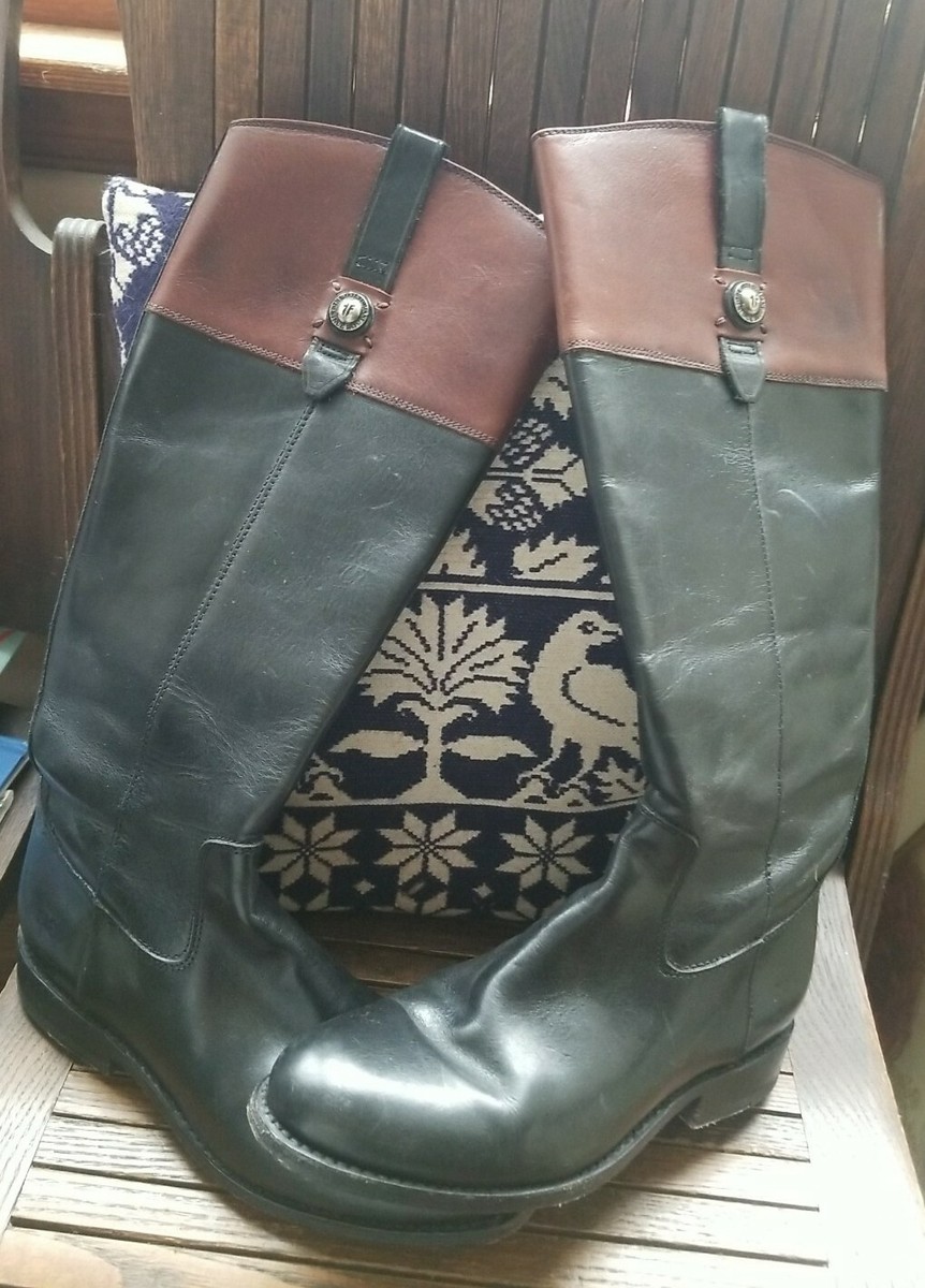Frye two tone clearance boots