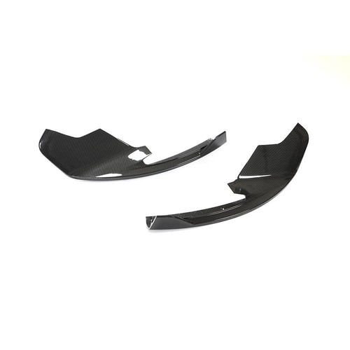 Fits McLaren 570S 570GT 2015-20 Dry Carbon Fiber Front Bumper Splitter Lip Fins - Picture 12 of 13