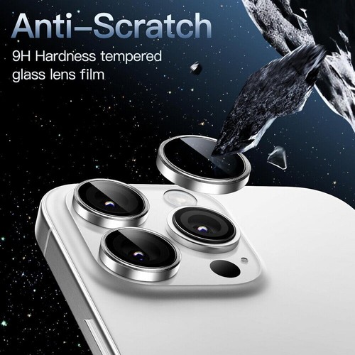 For iPhone 16 Pro Max / 16 Plus Metal Ring Camera Lens Protector Tempered Glass - 第 10/143 張圖片