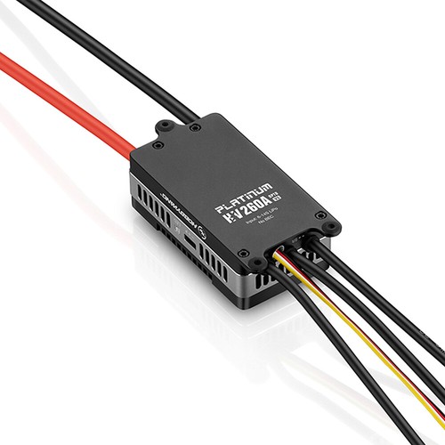 HOBBYWING Platinum 260A SBEC/OPTO HV V5 ESC 6-14S für 700-800 Size Hubschrauber - Bild 4 von 20
