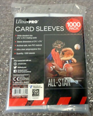 football card sleeve Amazon.com: Ultra Pro Card Supplies PSA Graded Standard Card Sleeves [100  Count] : Toys & Games main image 0