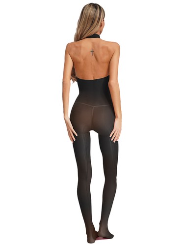 Mujeres Unitard Coqueteo Body Show Mono Medias Transparente - Imagen 15 de 84