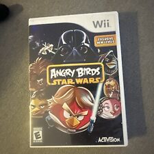 Angry Birds Star Wars (Nintendo Wii, 2013) Clean & Tested Working