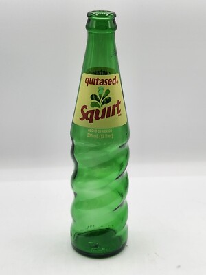 Vintage Green Squirt Ribbed Soda Bottle Quitased Mexico Version | eBay