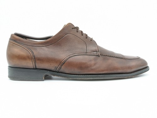 Cole Haan Brown Leather Apron Toe Derby Oxford Mens 12 M - Picture 3 of 10