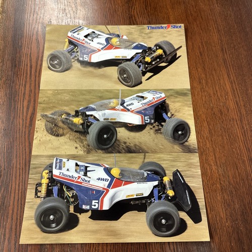 Rare Vintage Tamiya Thundershot Poster 10 in x 14 in Two Sided. MRC - Picture 8 of 24