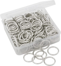 100Pcs Open Jump Rings 18Mm Nickel Jewelry Connectors for Jewelry Findings Makin
