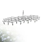 Stainless Steel Clothes Hanger Foldable Hangers Hook Anti-Skid Drying Rack with 