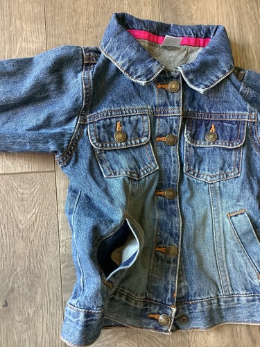 Carter’s Girls Toddler Youth Blue Denim Jean Jacket Size 4T Snaps Pockets VGUC - Picture 6 of 10