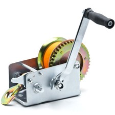 New Hand Crank Strap Winch 1000lb Jet Ski Atv Boat Trailer Tow Marine Heavy Duty New Hand Crank Strap Winch 1000lb Jet Ski Atv Boat Trailer Tow Marine Heavy Duty