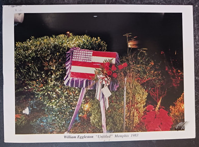 postcard art 1993 William Eggleston Robert Motherwell gallery opening invitation