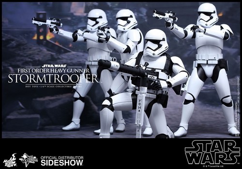 First Order Heavy Gunner Stormtrooper 1/6 Figure Hot Toys NEW 902535 Double Box - Picture 6 of 7