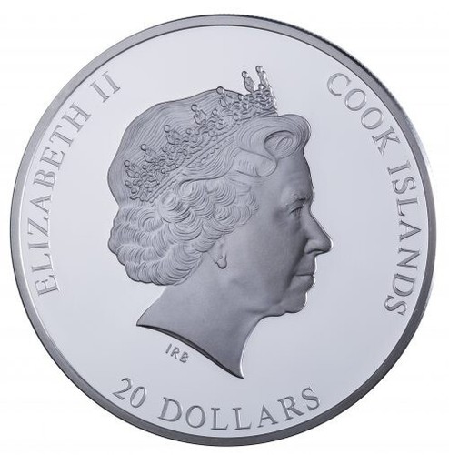 2018 TREE OF LIFE – GUSTAV KLIMT 3 oz $20 Pure Silver Coin with Swarovski - Picture 2 of 4